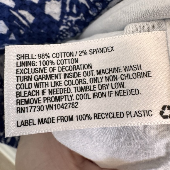 Lilly Pulitzer Target Satin Shift Dress 2 Nosie Posey Navy White Lace Pineapple - Picture 6 of 10